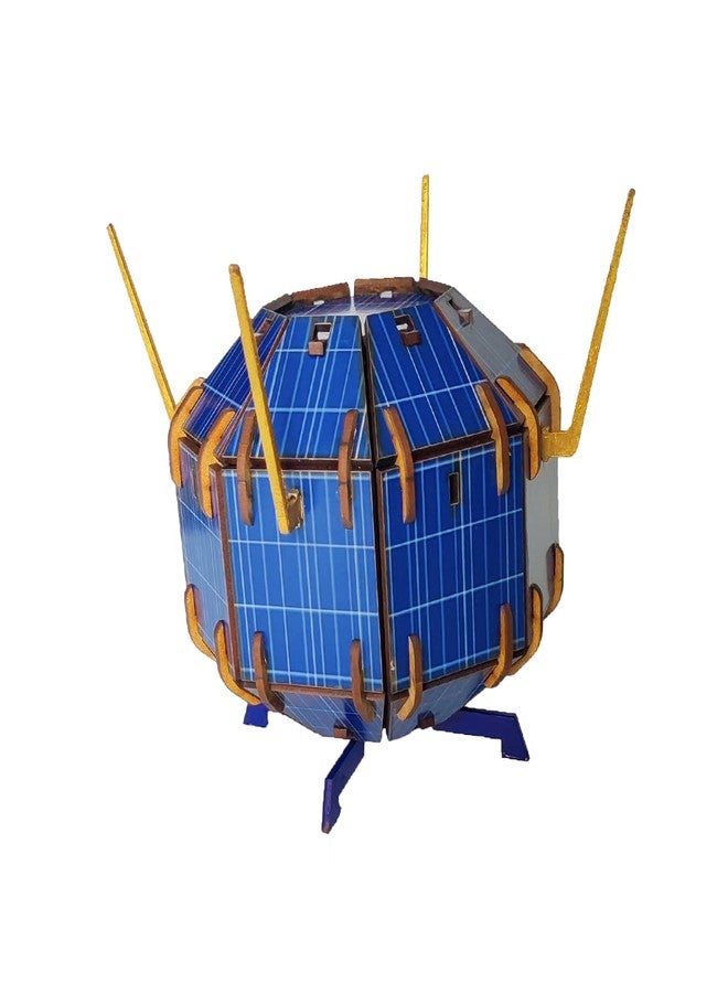 SquareDrop Aryabhata India's First Satellite Space Model - Ready Static Model - Astronomy - Sky Science - Antariksh - Image 2